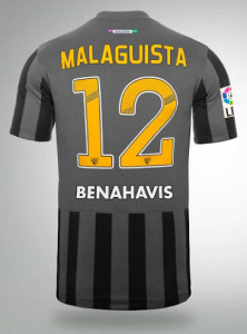Malaga 2015 maillots de foot en Liga 14-15