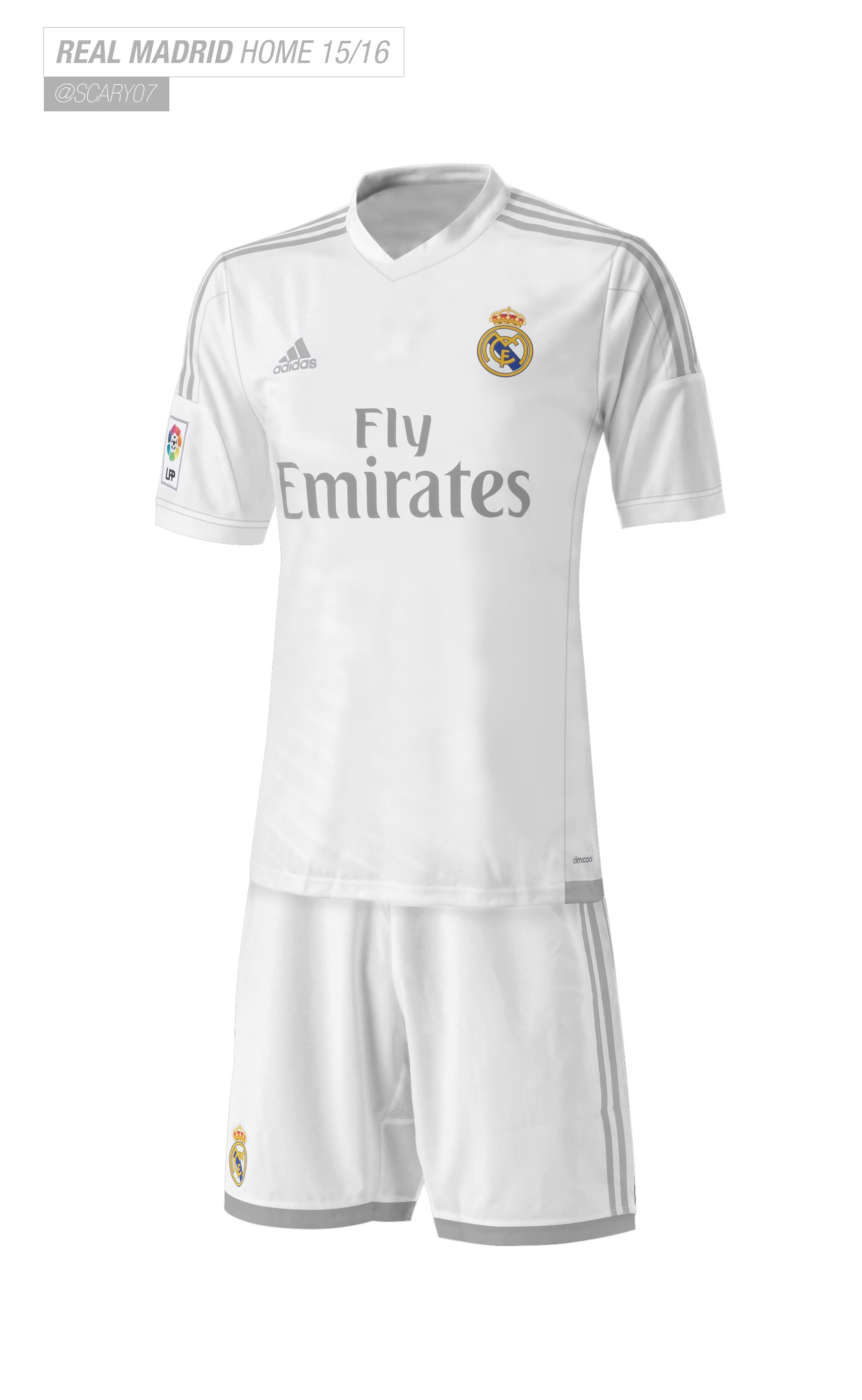 Maillot Real Madrid 2015/2016 extérieur - Vêtements