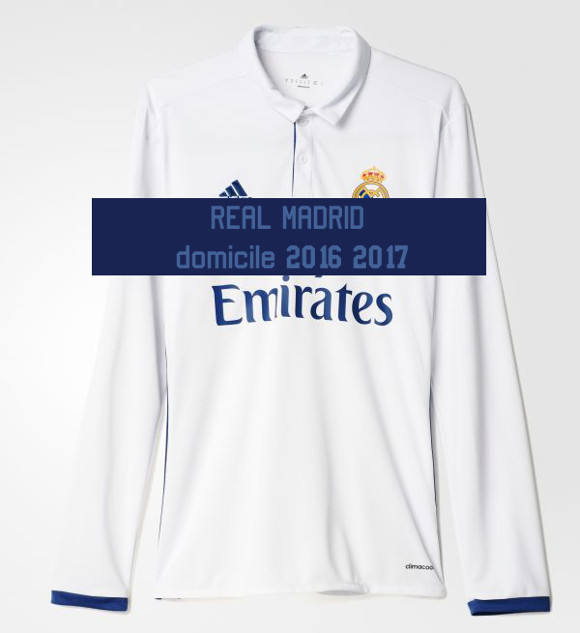 Maillot Domicile Real Madrid LONGUES