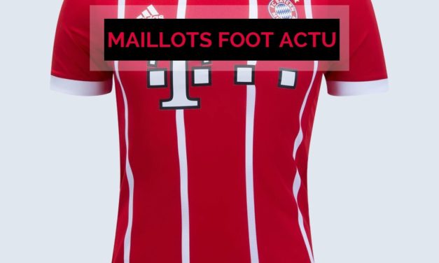 Bayern Munich Home Maillot de foot 2017 - 2018. Sponsored by Deutsche