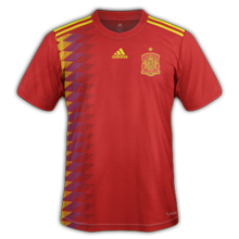 Espagne 2018 maillot de foot domicile coupe du monde 2018