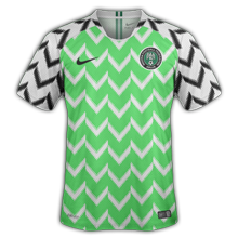 Nigeria maillot domicile coupe du monde 2018