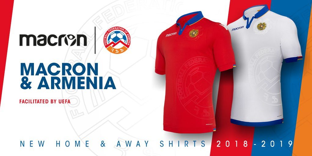 Arménie 2018-2019 les nouveaux maillots de foot