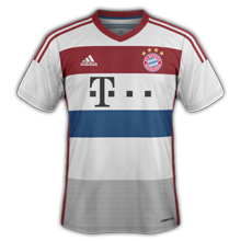 Bayern maillot extérieur 2015