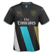 Arsenal 3ème maillot third 2016