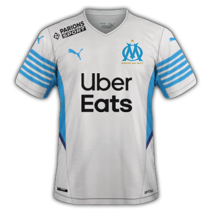 Marseille maillot domicile 2021-2022