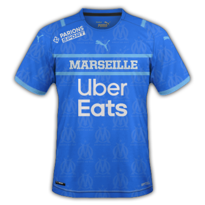 Marseille 3ème maillot third 2021-2022
