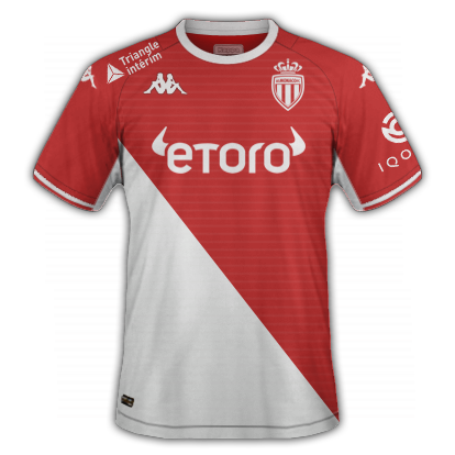Monaco maillot domicile 2021-2022