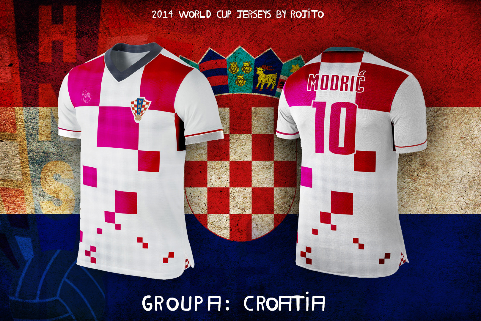 Maillot de foot custom mondial 2014 croatie