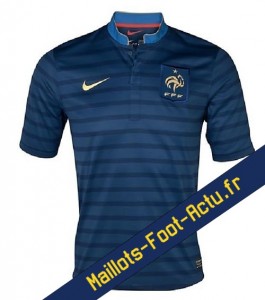 nouveau maillot foot france EURO 2012 2013 domicile