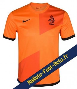 nouveau maillot hollande pays-bas domicile euro 2012 2013