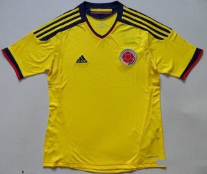 Maillots foot Colombie et Paraguay