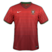Portugal 2014 maillot domicile coupe du monde
