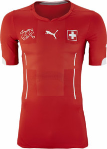 Suisse maillot domicile coupe du monde 2014