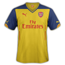 Arsenal maillot foot extérieur 2015