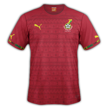 Ghana maillot foot extérieur coupe du monde 2014