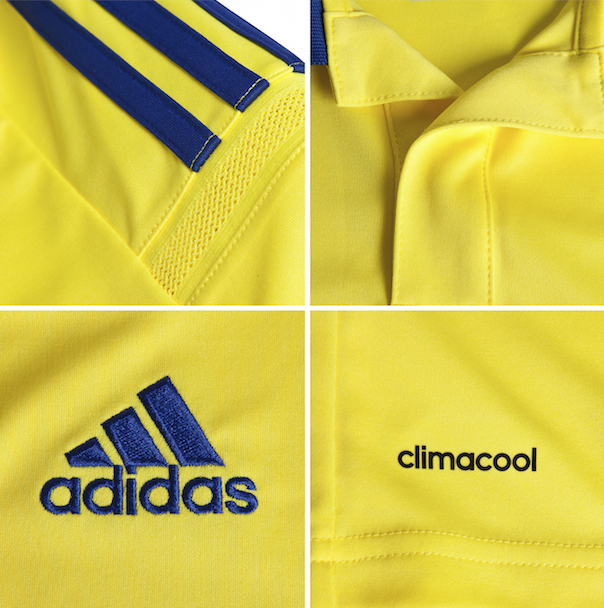 Details maillot away Chelsea 2015