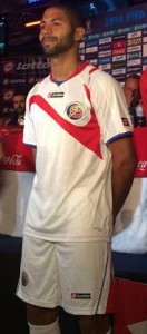 Costa Rica 2014 maillot foot extérieur coupe du monde