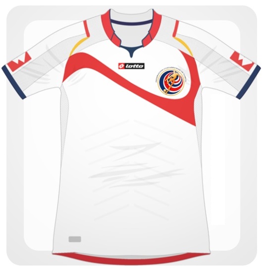 Costa Rica maillot foot extérieur 2014