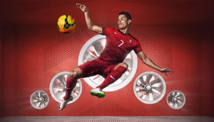 Portugal maillot domicile coupe du monde 2014 officiel Ronaldo