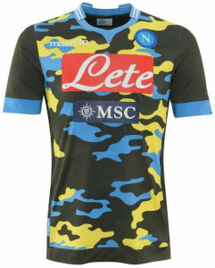 maillot foot naples third camouflage 2.0
