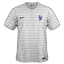 France 2014 maillot football extérieur