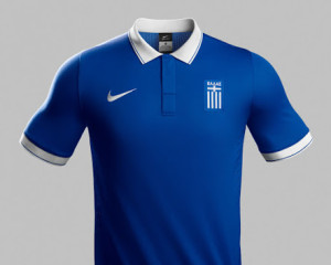 maillot Grèce extérieur 2014 coupe du monde