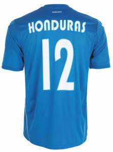 Honduras 2014 maillot foot extérieur dos flocage