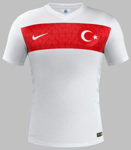 maillot de foot Turquie extérieur 2014