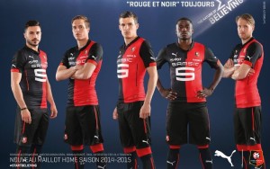Rennes maillot domicile 2014 2015 officiel