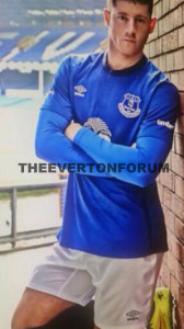 Everton 2014 2015 maillot de foot domicile