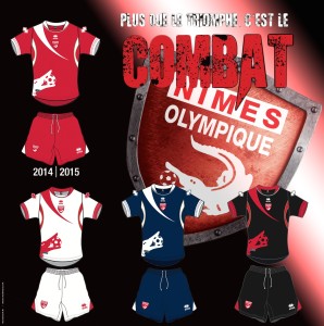 Nimes 2015 les maillots de football
