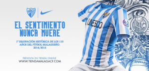 FC Malaga 2015 maillot domicile officiel