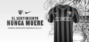Malaga maillot exterieur 2014 2015 officiel