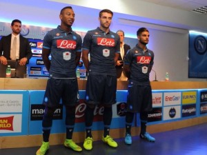 Naples 2014 2015 maillot de foot exterieur officiel jean denim