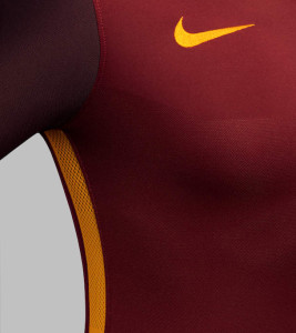 maillot domicile AS Roma 2015 2016 zoom