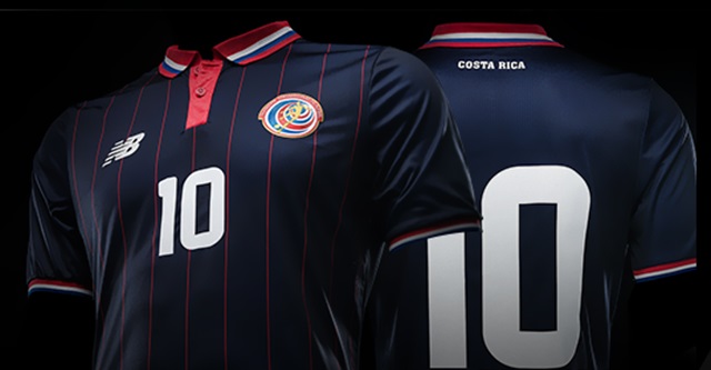 Costa Rica 2015 nouveaux maillots Copa America