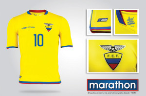 Equateur 2015 maillot domicile Copa America