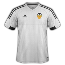 Valence 2016 maillot domicile Valencia 15-16