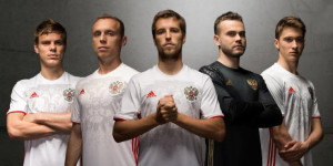 Russie Euro 2016 maillot exterieur Adidas