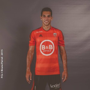 FC Lorient 2016 maillot domicile foot