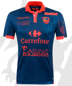 GFCA 2016 maillot exterieur Gazelec Ajaccio 2015 2016