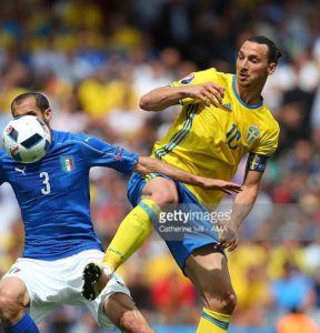 Maillot domicile Suède Euro 2016 Zlatan Adidas