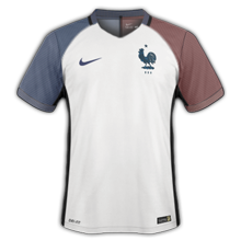 France Euro 2016 maillot exterieur football 2016
