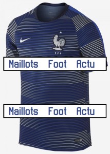 France Euro 2016 maillot pre-match foot