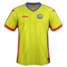 Roumanie Euro 2016 maillot domicile foot