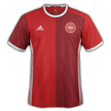 Danemark Euro 2016 maillot domicile foot