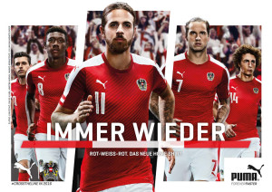 Autriche Euro 2016 maillot officiel football Puma
