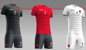 Albanie 2016 les maillots de foot Euro 2016
