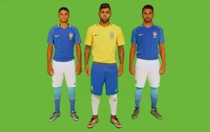 Brésil 2016 Copa America maillots de football Nike